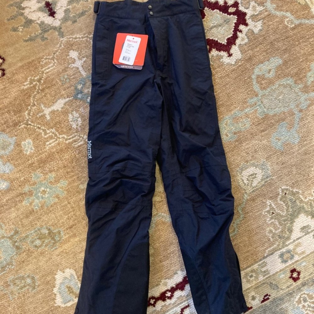 NWT New Marmot Womens Black Ski Pants Medium
